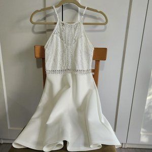 Francesca's Eden Lace Combo A-Line Dress